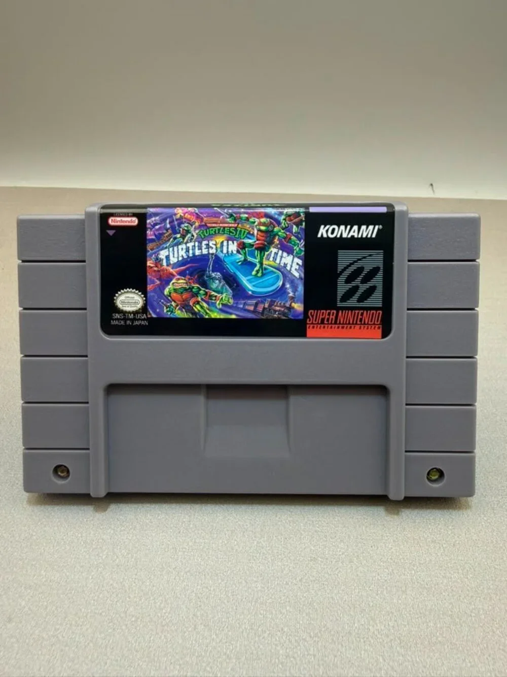 Teenage Mutant Ninja Turtles IV: Turtles in Time – SNES USA Version